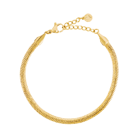 Edblad Herringbone Bracelet Gold Smycken & klockor Dam Guld ONESIZE