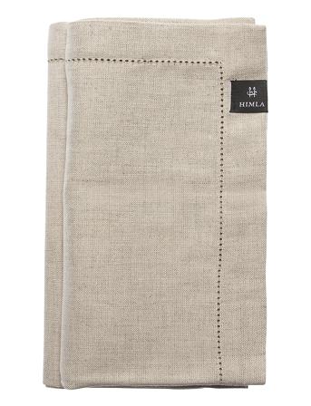 Ebba Napkin Home Textiles Kitchen Textiles Napkins Cloth Napkins Ruskea Himla