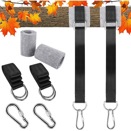 Hængekøjestrop, 2 sæt træstrop reb til udendørs have hængekøje gynge, hængekøje