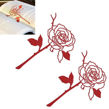 ING Metal bogmærker - Bogmærker - Rosaguld - Bogmærker til husholdningsbrug i rustfrit stål