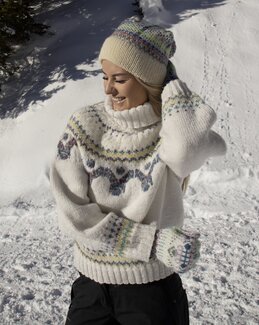 Genser Litjåsen Hvit - Dale Garn