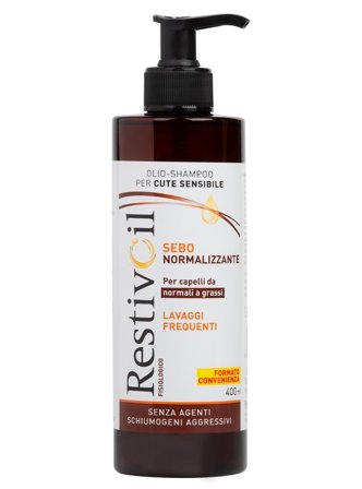 Restivoil Olio Shampoo Sebonormalizzante 400ml - Capelli Grassi