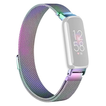 Smart Watch Band för Fitbit Inspire 3 Rostfritt Stål Magnetisk Milanese Metall Mesh Armband