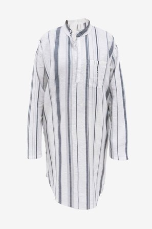 Halvor Bakke - Nattskjorte Stavern - Blå - Badekåper - S/M - Fra Homeroom