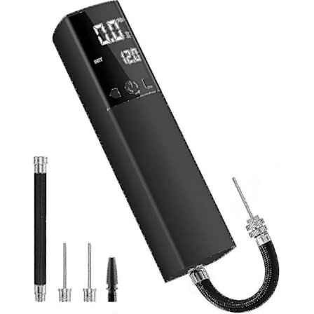 Elektrisk Bollpump, Smart Luftpump Bärbar Snabb Bolluppblåsning Med Noggrann Tryckmätare Och Digital LCD-Skärm För Fotboll Basketboll{ DB}