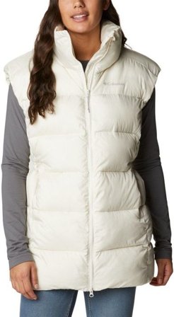 Columbia W's Puffect Mid Vest Chalk