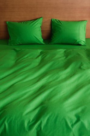 Jotex - Dynetrekksett Dobbeltseng Økologisk Ertegrønn - ZACK - Kjøp Dobbeltseng hos Jotex