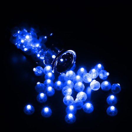 LED Mini Runde Ballon Lichter, 100 Stück Mini LED Ballon, Mini