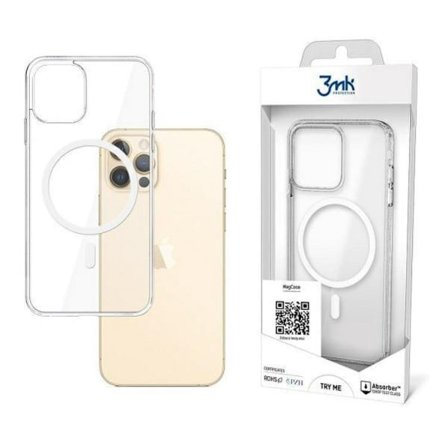3MK MagSafe Skal iPhone 12 Pro Max - Transparent