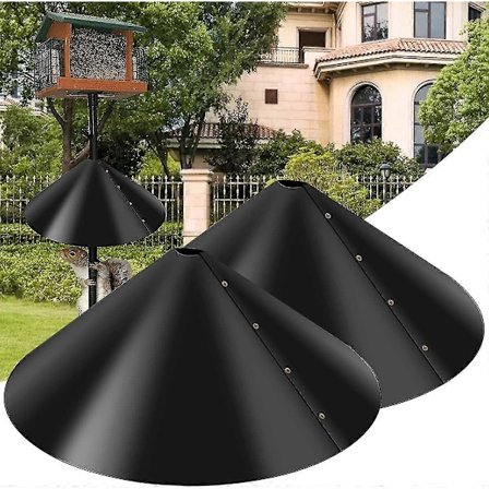 2 stk. Egernbeskytter Sæt, 18 tommer Rund Egernbeskytter, Egernbeskytter Wrap Guard, Rund Beskyttende Fuglehus Guard Wrap, Genanvendelig (FMY)