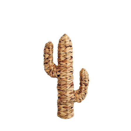 Søgræskaktusdekoration, 25x9x45 cm, Naturlig