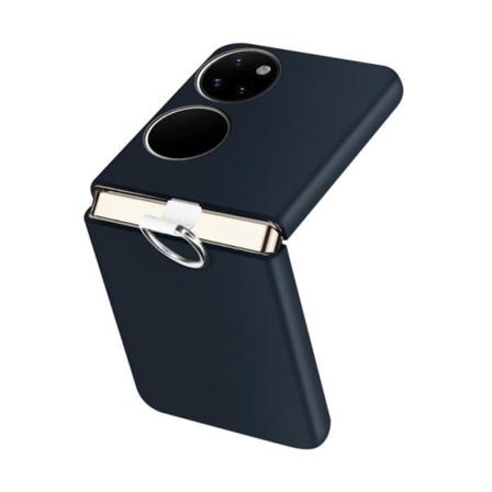 Huawei P50 Pocket Rigid Case 2-delt design Blå holdering Blå