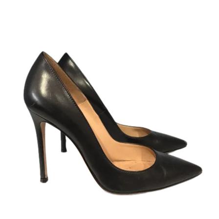 Gianvito Rossi Pre-owned, Pre-owned Leatherheels Zwart, Dames, Maat:36 EU