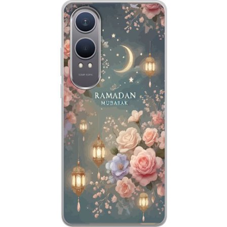 Kompatibelt Mobildeksel til OnePlus Nord CE4 Lite Mørk fantasiscene med menneske og demonisk skapning i flammende landskap med overnaturlig kraft