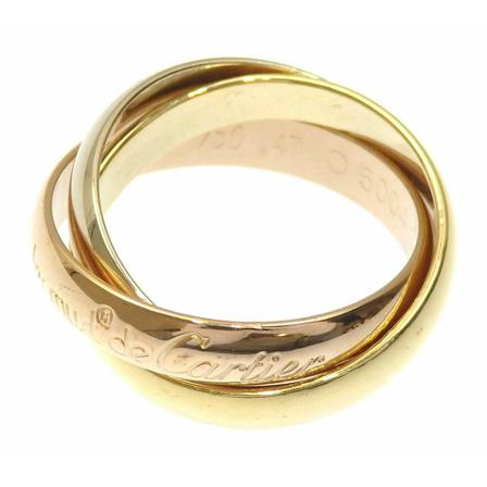 Cartier Vintage Rings Gul, Dame Vintage Smykker, Størrelse: ONE Size