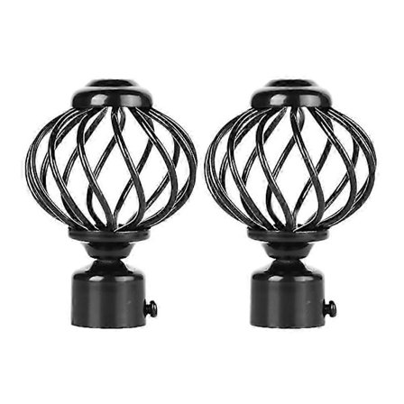 2 stk Gardinstang Knotter Jern Gardinstang Endestykker For Gardindekorasjon