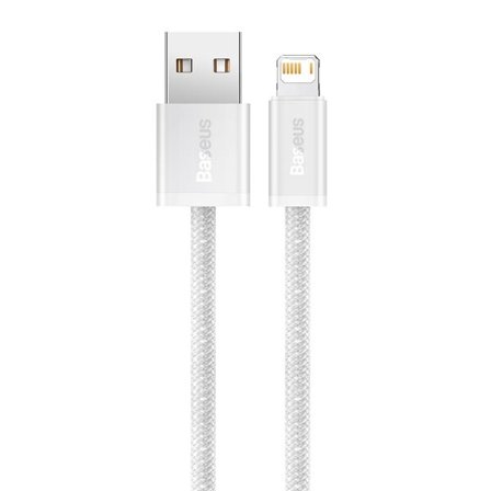 Baseus Dynamisk kabel USB til Lightning, 2,4A, 2 m (hvid)