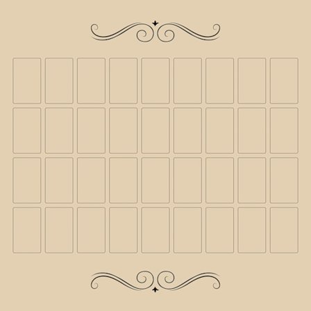 Grand Tableau Lenormand Cloth (60x60 cm) 9788865277300