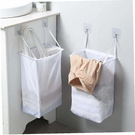 Vasketøjskurv Punch-fri Hjem Vægophæng Opbevaring Vask
