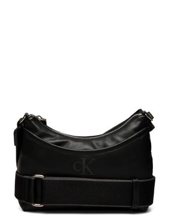Sleek Round Sb22 Solid Olkalaukku Laukku Musta Calvin Klein