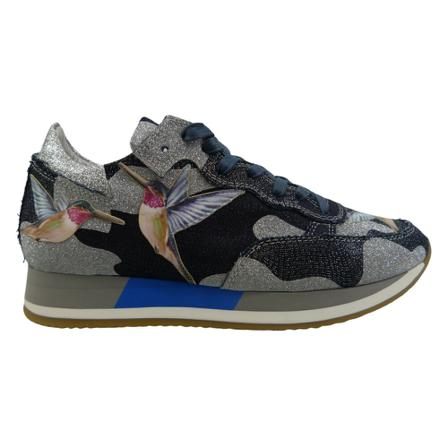 Philippe Model Sneakers Tropical Bird Grå, Dame, Størrelse: 36 EU