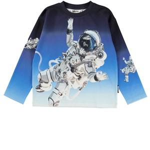 Molo Space Walk Mountoo Graphic Sweatshirt 128 cm - Jumpers and knitwear - 128 cm - Blue - Junge