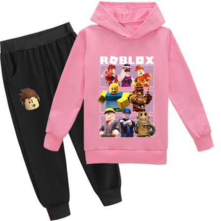 Roblox Hoodie for Barn - Varmt Hoodie Klær med Roblox Trykk