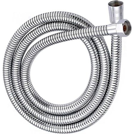 Universell 250 cm duschslang i rostfritt stål, flexibel anti-twist duschkabel, 2,5 m längd