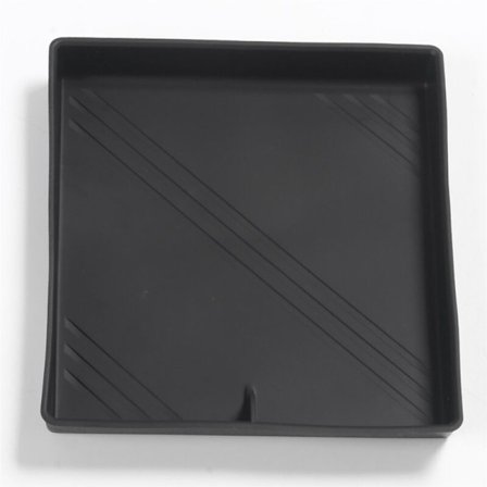 For Model 3+ Ny modell 3 23-24 Sentral kontroll silikonpute Oppbevaring Bil interiør tilbehør Svart