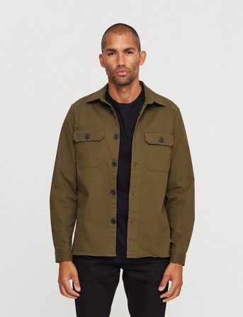 Gabba Topper Ls Shirt - Khaki green - XXL