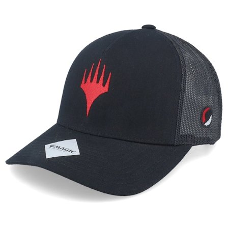 Magic: The Gathering - Black trucker Czapka Z Daszkiem - Magic Logo Black Trucker @ Hatstore