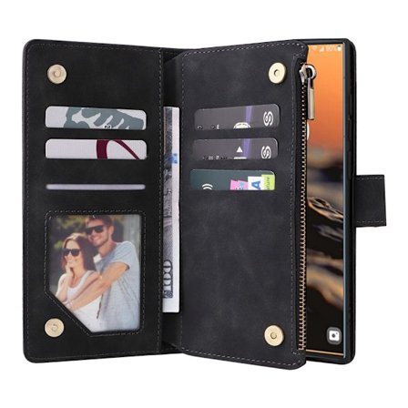 Samsung Galaxy S21 FE 5G - Lommeboketui/Deksel Svart