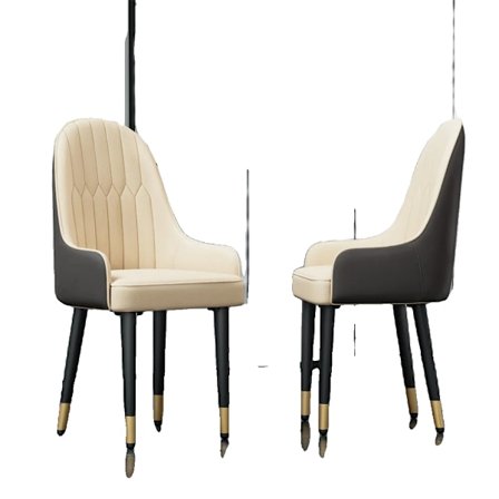 Matbord, Fyrkantig Design, Marmor Finish, Grid Chair-WT-2st