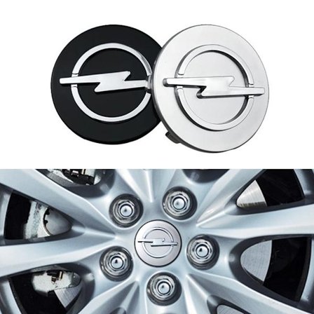 4 kpl - Opel Keskikupit / Pyörännavan tunnus - B