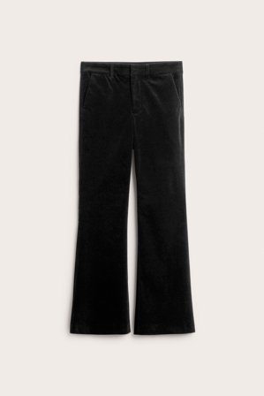 Kappahl | Samettihousut Musta 44 | Musta