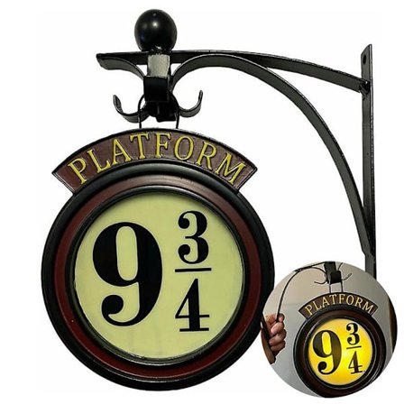 Harry Potter Hanging Platform 9 3/4 Night Light Retro Wall