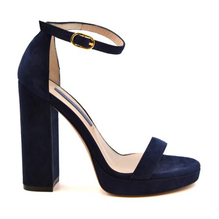 Stuart Weitzman, Sandals Blauw, Dames, Maat:36 EU