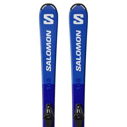 Salomon - Komplet sjezdových lyží Sjezdové lyže L S/race Jr S + C5 Gw J75 - Race Blue / White