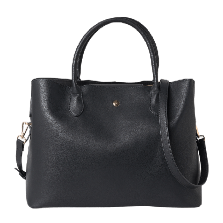 Å WOMAN Handväska med datorfack KAY Handväskor Dam Svart ONESIZE