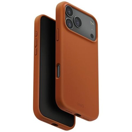 Uniq Lino-etui til iPhone 17 Pro Max Magclick-opladning - Orange