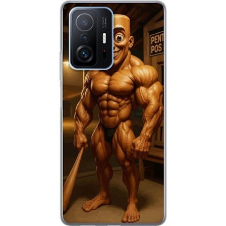 Yhteensopiva Puhelinkuori Xiaomi Xiaomi 11T Pro Italialainen Brainrot träfigur