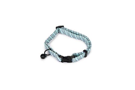 Kattehalsbånd med Refleks, Blå - 24,5-33cm