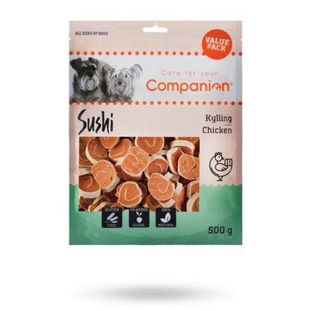 Companion - Companion Chicken Sushi 500g - Matskål, hundgodis & tuggisar