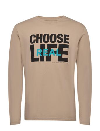 Jeff Long Sleeve Beige Wood Wood