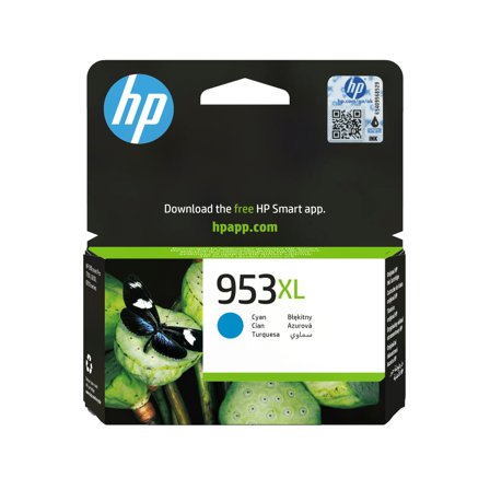 HP 953XL - Høy ytelse - cyan - original - blekkpatron