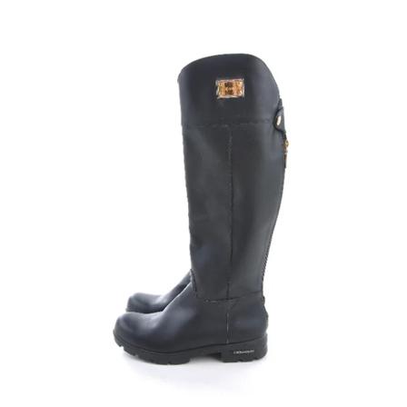 Dolce & Gabbana Pre-owned Black Leather DolceGabbana Støvler Sort, Dame, Størrelse: 36 EU