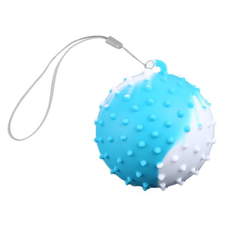 Håndterapistressball med ledning, styrketrener for håndgrep, massasjeball, avlastningsball med fingerhåndgrep og massasjeball