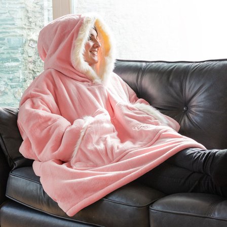 Snug-Rug Eskimo Huppari Vaaleanpinkki