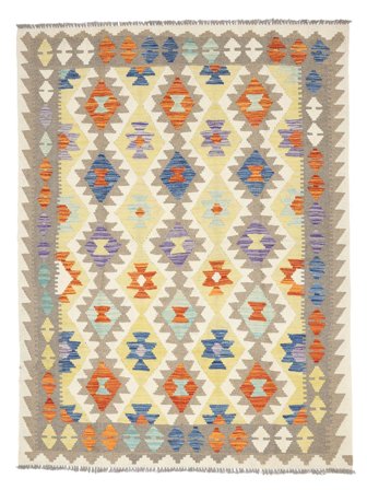 Kilim Afghan Old Style Rug Oriental Yellow/Brown (Wool, Afghanistan)