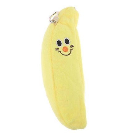Banan Plysj Penal Kawaii Student Nøkkelring Kosmetisk Organizer Skole Skrivesaker For Barn Gave